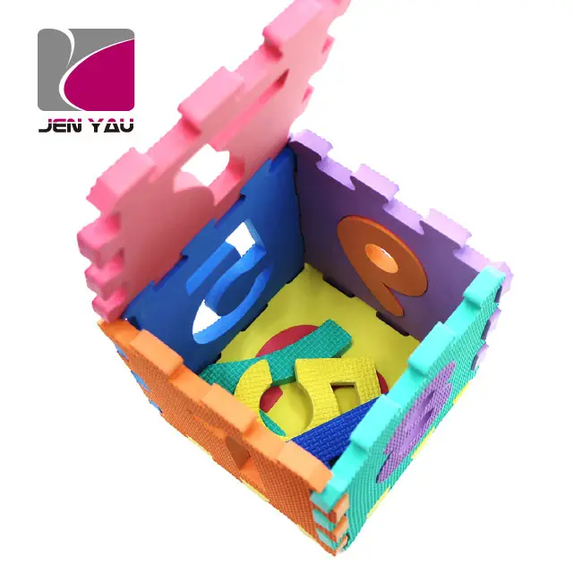 15x15cm Mini morbida schiuma EVA giocattolo per bambini Puzzle tappetino per vendita diretta in fabbrica