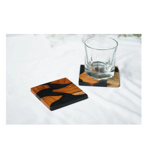 ที่รองแก้วไม้ทำจากยางเรซินสำหรับบาร์ร้านอาหารที่รองแก้วไม้สำหรับบาร์โรงแรม - Product Image 6