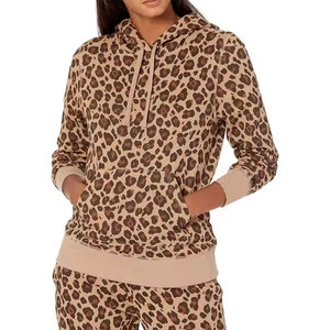 Women Winter Streetwear Printed <b>Knitted</b> Hoodies with Front Logo Eco-Friendly & Comfortable - Product Image 4