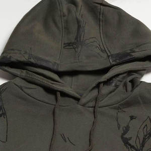 Sweat à capuche coupe ajustée de haute qualité pour hommes, mode hivernale dégradée, couleur unie, en polyester/coton, col à capuche - Product Image 6