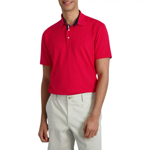 Smart Casual Hommes 100% Coton À Manches Courtes pour Polo T-Shirt OEM Services Imprimer Motif Exportation Orienté Pas Cher Prix - Product Image 3