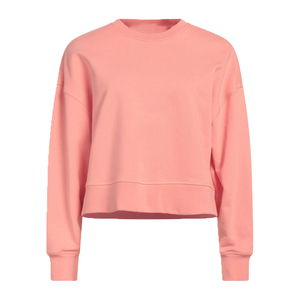 Sudadera Ecológica para Mujer, Bordada, de Felpa, con Frente Color Durazno, Transpirable, Resistente al Viento, de Poliéster/Algodón, 340g, Cuello Redondo, para Invierno - Product Image 1