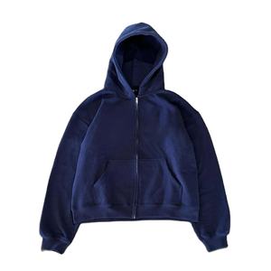 Nouveau fabricant de survêtements baggy à la mode ensemble de survêtements pour hommes en coton de haute qualité avec sweat à capuche zippé et pantalon ensemble deux pièces - Product Image 2