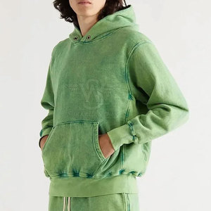 Sweats à capuche délavés à l'acide respirants à séchage rapide Impression personnalisée du logo Sweats à capuche délavés à l'acide de haute qualité - Product Image 1