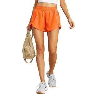 Unique Design <b>Plus</b> <b>Size</b> Seamless Performance Women's Running <b>Shorts</b> with Optimal Fit Manufactured By Hawk Eye Sports - Product Image 3