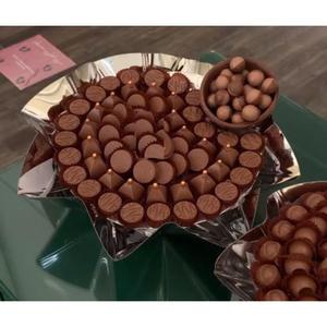 Modern Luxury Designer Table Top <b>Sweets</b> Candies Serving Bowl High Quality 3 Metal Eco Friendly Handmade Stand Chocolate Bowls - Product Image 2