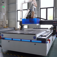 YOUHAO 1325 1228 1631 2131 2040 Routeur CNC pour bois ATC avec axe rotatif, moteur de broche 7KW, engrenage et pompe pour le traitement de pièces plates et cylindriques