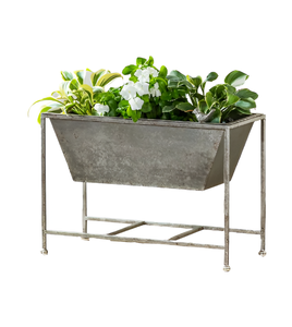 Maceta grande Rectangular de Metal hecha a mano al por mayor para decoración del hogar interior al aire libre - Product Image 6