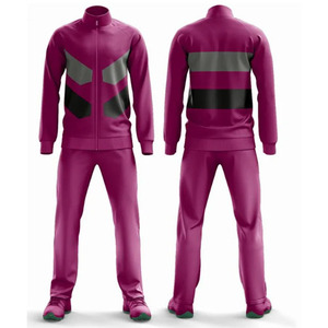 Survêtement de football de haute qualité pour hommes Meilleur pas cher Fermeture à glissière complète Personnalisable Designer Sportswear Vente en gros Club Training Jacket Sets - Product Image 5