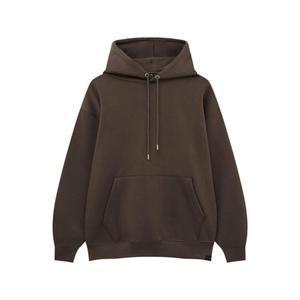 เสื้อฮู้ดดี้คุณภาพพรีเมียมสำหรับฤดูใบไม้ร่วง ผ้าขนสัตว์ สำหรับผู้ชายและผู้หญิง รับสกรีนโลโก้และสีตามสั่ง ทรงปกติ - Product Image 2