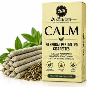 Organic Calm Blend Kräuter-Pre-Rolled Sticks – Klassische QUM De Classique Premium Tabak-Alternative 100% Nikotin- & THC-frei - Product Image 1