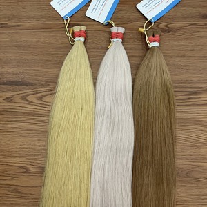 Producto caliente 100% cabello humano Remy vietnamita crudo a granel para trenzar paquete bohemio de estilo de onda Natural recto - Product Image 4