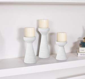 Chaud en vente pièce maîtresse de table en bois fabriqué à la main support de bougeoir occasionnel de mariage et de fête écologique à vendre - Product Image 5