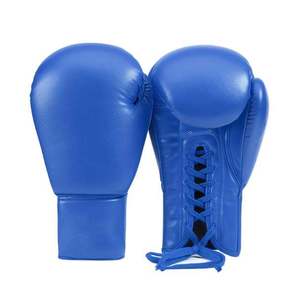Guantes de Boxeo Profesionales Transpirables de Cuero de Alta Calidad con Soporte para Muñeca de Poliéster, Color Personalizado, 8oz 10oz 12oz 14oz 16oz para Exteriores - Product Image 5
