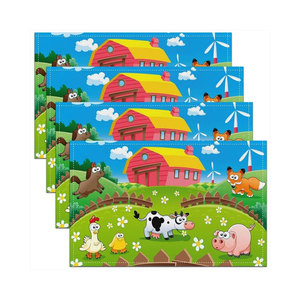 Napperons en coton pur de conception personnalisée du fournisseur indien napperons résistants à la chaleur avec logo personnalisé - Product Image 5