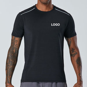 Productos al por mayor Camiseta personalizada Camiseta De Running Hombres Quick Dry Running Ropa deportiva ligera Camiseta de alta calidad - Product Image 1