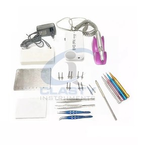 PINZAS DE TITANIO DE 11,5 CM, PINZAS PARA PELO, JUEGO DE INSTRUMENTOS PARA TRASPLANTE DE CABELLO, INSTRUMENTOS PARA IMPLANTAR CABELLO - Product Image 4