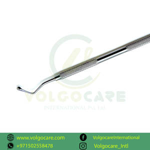 2025 Dental Lucas Cureta de hueso quirúrgico Cucharas de doble extremo Instrumentos de acero inoxidable de 4mm - Product Image 5