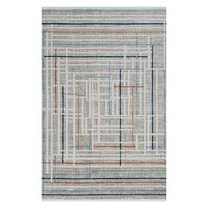 Hola HL005 Juego de alfombras multicolores sin polvo Alfombras modernas hechas a máquina - Product Image 5