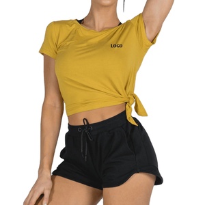 Ropa Casual al por Mayor para Compradores al por Mayor, Servicio OEM, Diseño 2026, Camiseta Corta de Mujer con Diseño Elegante para Verano, Diseño de Alta Calidad - Product Image 1