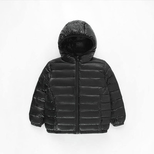 Abrigo acolchado cortavientos de invierno para niños con tiras de seguridad reflectantes Chaqueta acolchada de moda para niños y niñas - Product Image 4