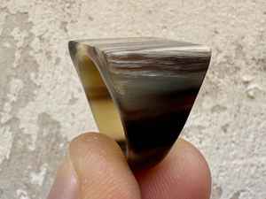 Best Quality Natural Buffalo Horn Ring Polished Party Ware Jewelry <b>for</b> Wedding Anniversary Hot <b>Sale</b> Color Natural Horn - Product Image 6