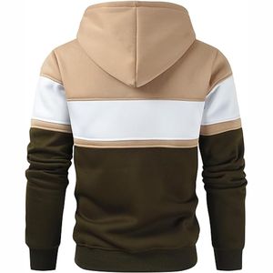 Dernière conception hommes haute qualité hiver fermeture éclair sweats à capuche avec poches Gym pulls décontractés imprimé tricoté Jogging 300g - Product Image 6