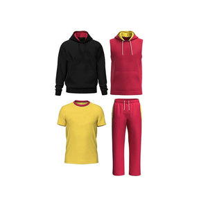 Custom Printed Unisex Tracksuit Set Red Yellow Black Sleeveless Hoodie for T-Shirt Shorts Pants <b>Socks</b> All Seasons Sport Quick - Product Image 2