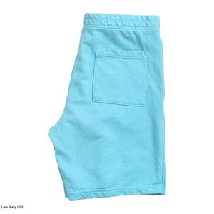 Pantalones cortos de gimnasio para hombre con logotipo personalizado, ropa de entrenamiento de algodón de secado rápido con decoración de patrón de cintura elástica, nuevo estilo 2023 - Product Image 6