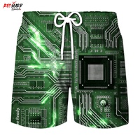 Short de bain imprimé pour hommes, maillot de bain de plage, planche de Surf, sport, meilleure qualité, vêtements décontractés, Shorts de Sublimation pour hommes