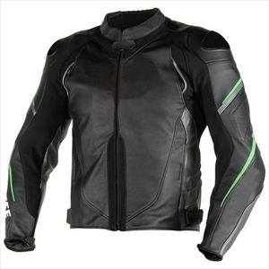 Vestes de moto de course pour hommes Protection blindée CE en cuir de qualité supérieure Doublure respirante et conception adaptée au sport - Product Image 4