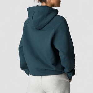 Expédition rapide Pull de sport à capuche surdimensionné avec poche kangourou sur le devant pour femmes 2025 - Product Image 6