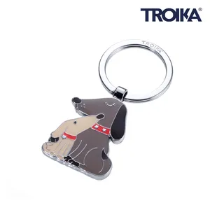 Portachiavi in Metallo Personalizzato CANE e CAGLIETTO - Gadget Personalizzabili - Product Image 1