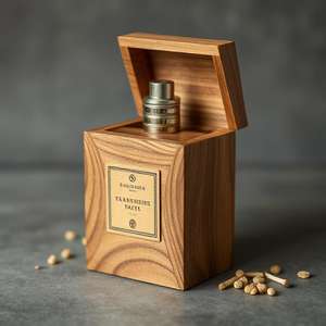 Boîte de parfum en bois massif de haute qualité avec finition antique personnalisée mat poli naturel-pour l'artisanat du bois décoration en bois - Product Image 1