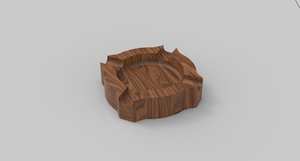 Cendrier en bois gravé Cendrier en bois d'acacia Porte-cigare et cendrier à fumer pour voiture facile à manipuler - Product Image 5