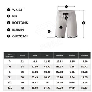 Pantalones Cortos Deportivos Casuales de Verano para Hombre, de Alta Calidad, Directo de Fábrica, Tallas Grandes, 100% Algodón de Pana con Estampados Florales y Lisos - Product Image 5