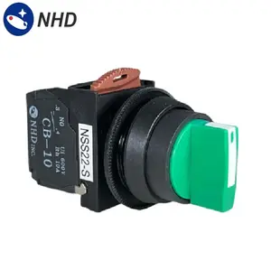 NSS22-S 2 Position Selector Switch Green with 30mm Mounting Adaptor
