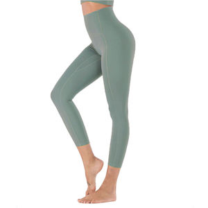 Nouveauté Ensemble de yoga pour femmes de qualité supérieure Solide Grande taille 2 pièces Respirant Écologique Vêtements de sport - Product Image 3