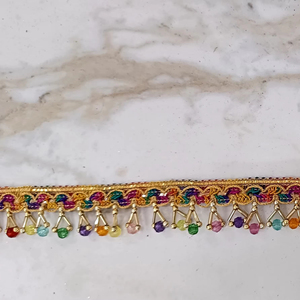 ผ้าลูกไม้ guipure ตกแต่งอย่างมีสไตล์สำหรับงานฝีมือผ้าม่านโครงการ DIY คุณภาพส่งออกจำนวนมากนำเสนอ - Product Image 3