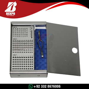 Juego de Instrumentos para Implantes Ortopédicos con Tornillo de Placa de Bloqueo, Manual, de Acero Inoxidable, para Fracturas Óseas Veterinarias, de Alta Calidad, CE - Product Image 5