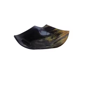 Bol en corne de buffle de haute qualité disponible dans toutes les tailles en forme de bateau, finition polie, objet d'art en corne par Crescent Crafts - Product Image 1