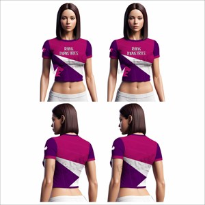 T-shirts courts décontractés pour femmes, personnalisables selon votre propre design, grandes tailles, best-sellers, en vente. - Product Image 6
