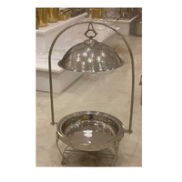 Gold Chafing Dish mit silbernen Beinen Hotel und Resort Restaurant Buffet Sets Food Warmer Hot Case Made India