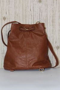 Vente chaude Style bohème café couleur cuir femmes sac de messager à la mode épaule fronde cordon sac chaîne bouton - Product Image 2