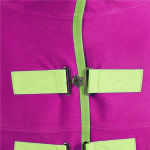 Karpet kuda hangat musim dingin kualitas tinggi layanan OEM sesuai pesanan peralatan penunggang kuda logo kustom karpet bulu domba antilembap - Product Image 3