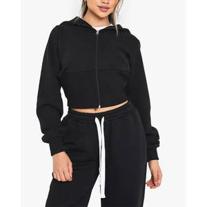 Survêtements pour femmes 2 pièces Ensemble de tenues décontractées Sweat à capuche zippé avec pantalon évasé Survêtement de sport pour femmes - Product Image 6