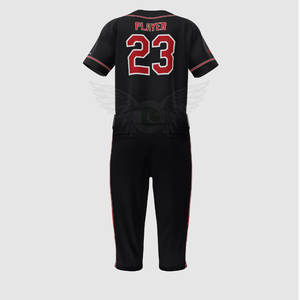 Uniforme de baseball à séchage rapide de bonne qualité uniforme de baseball avec logo personnalisé par WINGS TRADERS - Product Image 2