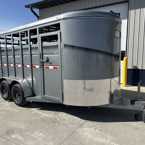 Comprar Nuevo Remolque para Ganado 2026 S&S Dura Line Silver Trim 6x16 3500kg Bumper Pull en Oferta/Oferta Combinada - Product Image 1