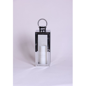 Top Selling Stainless Steel Clear Glass Candle <b>Lantern</b> Shiny <b>Silver</b> Finished Customized Size Hanging <b>Lantern</b> for Wedding Deco - Product Image 5