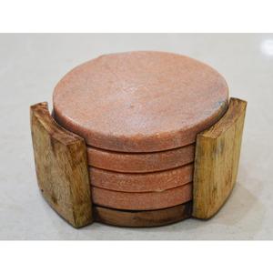 Posavasos de mármol con incrustaciones de latón en rodajas de diseñador hechos a mano, alfombrillas y almohadillas absorbentes para uso en el hogar, la Oficina y el Hotel - Product Image 4